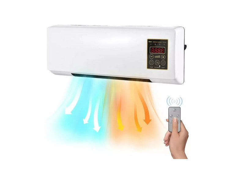 Aire Acondicionado Calefactor de Pared 2 en 1: Frío y Calor Todo el Año