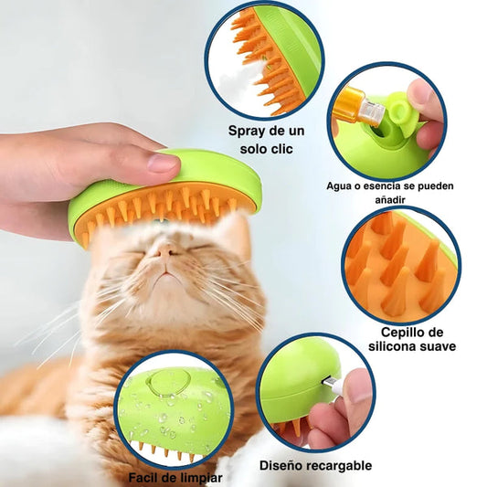 ⭐ Cepillo de vapor para Mascotas Usb